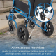 Fauteuil roulant pliant | Petites roues | 46 cm | Bleu | Marsella | Mobiclinic - Foto 4