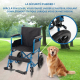 Fauteuil roulant pliant | Petites roues | 46 cm | Bleu | Marsella | Mobiclinic - Foto 6