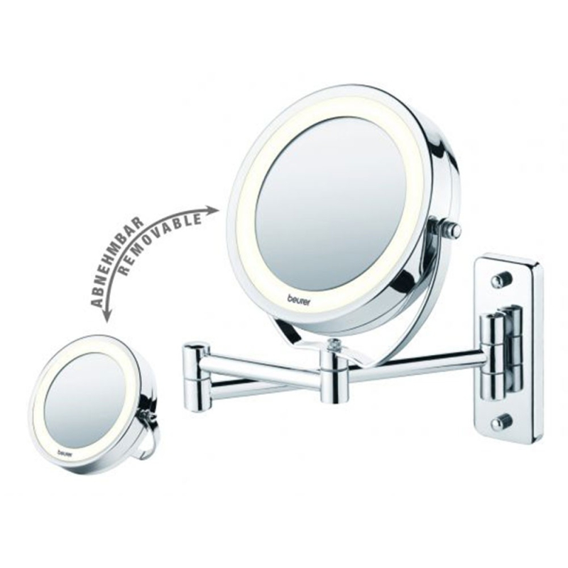 Miroir de maquillage Portable avec lumière Led