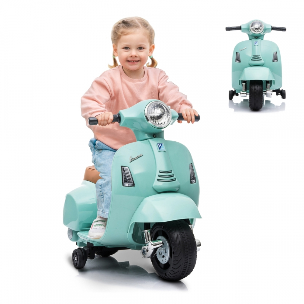 Scooter électrique Vespa authentique pour enfant