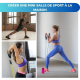 Home Gym Fitness Pack | Tubes élastiques | Pedalier | Barres de traction | Mobiclinic - Foto 19