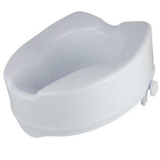 Rehausseur toilettes sans abattant | Rehausse WC | Sans couvercle | Hauteur : 6, 10, 15 cm