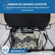 Déambulateur pliable | Aluminium | Avec panier et siège | Freins à pression | 4 roues | Premium | Dehesa | Mobiclinic - Foto 3