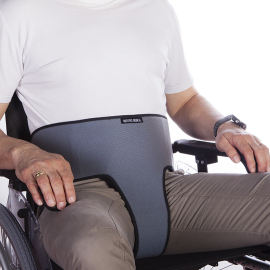 Ceinture de maintien périnéal pour fauteuil roulant | Gris | Mobiclinic