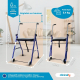 Déambulateur pour personnes âgées | Pliable | Siège | 2 roues | Bleu | Mérida | Clinicalfy - Foto 2