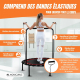 Trampoline de fitness rond |Pliable |Max 150kg |Accoudoir réglable |Amovible | 101x101x118cm |Kangumobi |Mobiclinic - Foto 4