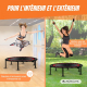 Trampoline de fitness rond |Pliable |Max 150kg |Accoudoir réglable |Amovible | 101x101x118cm |Kangumobi |Mobiclinic - Foto 6