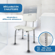 Chaise de douche avec découpe en U | Réglable en hauteur | Marisma | Mobiclinic - Foto 7