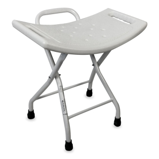 Tabouret de bain | Tabouret de douche pliant Blanca | Carré