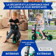 Tricycle 5 en 1 | Évolutif | Guidon siège réglable |Max 25kg | Léger | 1 an et demi-5 ans | Bleu | Chase | Mobiclinic - Foto 5