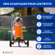 Tricycle 5 en 1 | Évolutif | Guidon siège réglable |Max 25kg | Léger | 1 an et demi-5 ans | Jaune | Chase|Mobiclinic - Foto 5