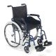 Fauteuil roulant avec grandes roues | Roue de 24" | Repose-pieds repliables et amovibles | Couleur bleu | Breezy 90 - Foto 1