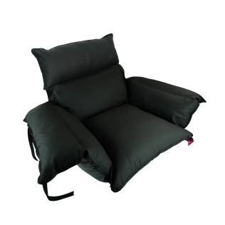 Housse anti-escarres pour fauteuil roulant | Saniluxe T/L | Noire