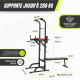 Station de musculation | 9 en 1 |Capacité max 250kg |Hauteur réglable | Antidérapant| Pliable | DOMIFIT | Mobiclinic - Foto 2