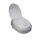 Rehausseur WC | Rehausse toilettes réglable | 6,10 et 15cm | Avec couvercle | Invacare - Foto 2