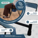 Chaise percée | Pliable | Avec siège et accoudoirs | Timón | Mobiclinic - Foto 4