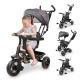 Tricycle 3 en 1| Evolutif| Réglable| Max 25 kg|18 mois à 5 ans| Léger| LULU Black|Mobiclinic - Foto 1