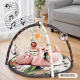 Tapis d'activité pour bébé | 5 jouets | 2 arches | Développement sensoriel | Interactif | Pays des rêves | Gris | Mobiclinic - Foto 6