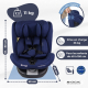 Siège auto pour enfant | Pivotant 360º | Inclinable | 40-150cm | 0-12ans | Top Tether | Réglable | Bleu | Pandafix | Mobiclinic - Foto 2