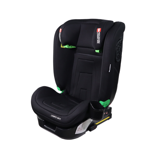 Silla de coche infantil, IsoFix, I-Size, 100-150 cm, 10 posiciones, Protecciones laterales, Lionfix Max