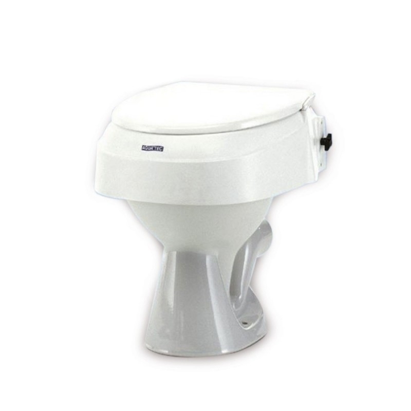 Rialzo Water Per Disabili.Alzawater Alzawater Per Disabili Rialzo Wc Con Coperchio Regolabile In Altezza Bianco