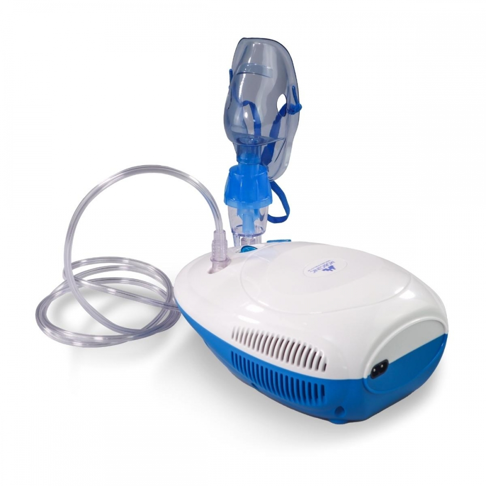 Nebulizzatore, Aerosolterapia, Mini, Bianco e blu, Neb-1