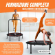 Trampolino fitness rotondo |Pieghevole |Max 150kg |Bracciolo regolabile |Staccabile | 101x101x118cm |Kangumobi |Mobiclinic - Foto 6