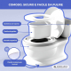 Toilette per bambini | Con suono | Secchio estraibile | Da 1 a 6 anni | Antiscivolo | Grigio | ToiKid | Mobiclinic - Foto 4