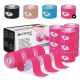 Confezione Kinesiotape | Bendaggio neuromuscolare | 12pz | 5cm X 5 mt | Mobitape | Mobiclinic - Foto 2