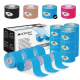 Confezione Kinesiotape | Bendaggio neuromuscolare | 12pz | 5cm X 5 mt | Mobitape | Mobiclinic - Foto 4