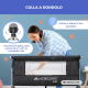 Culla 3 in 1 | Co-sleeping |Dondolo | 3 altezze regolabili| Zanzariera e cestino |Con materasso | Ruote 360° | Night| Mobiclinic - Foto 3