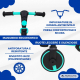 Triciclo 5 in 1 | Evolutivo | Sedile manubrio regolabile |Max 25kg | Leggero | 1 anno e mezzo-5 anni | Blu | Chase | Mobiclinic - Foto 4