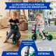 Triciclo 5 in 1 | Evolutivo | Sedile manubrio regolabile |Max 25kg | Leggero | 1 anno e mezzo-5 anni | Blu | Chase | Mobiclinic - Foto 5