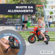 Motocicletta elettrica per bambini|Pulsanti audio|Pulsante di avanzamento|Led|Ruote da allenamento|Batteria|MobiCross|Mobiclinic - Foto 3