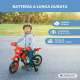 Motocicletta elettrica per bambini|Pulsanti audio|Pulsante di avanzamento|Led|Ruote da allenamento|Batteria|MobiCross|Mobiclinic - Foto 4