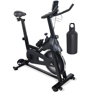 Bicicletta spinning | Regolabile | Vari livelli di resistenza | Controllo dell'allenamento | Volano 6 kg | Teide | Mobiclinic