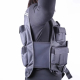 Gilet con zavorra | 10 kg | Peso regolabile | Traspirante | Imbottito | Adattabile | Iron10 | Nero | Mobiclinic - Foto 2