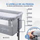 Culla co-sleeping | Altezza regolabile | Apertura laterale | Fino a 15 kg | Borsa per il trasporto | Moon | Mobiclinic - Foto 4