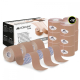 Confezione Kinesiotape | Bendaggio neuromuscolare | 12pz | 5cm X 5 mt | Mobitape | Mobiclinic - Foto 1