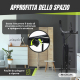 Panca pesi multifunzionale | Pieghevole | Regolabile | Supporto barra | 148x180x110.5cm | 250kg | Pressfit | Mobiclinic - Foto 5