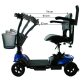 Scootmobiel | Auton. 10 km | 4 wielen | Compact | 12V | Blauw | Model Virgo | Mobiclinic - Foto 6