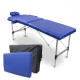 Massagetafel inklapbaar | Draagbaar | Aluminium | 186x60 cm | Blauw | CA-01 Light | Mobiclinic - Foto 1