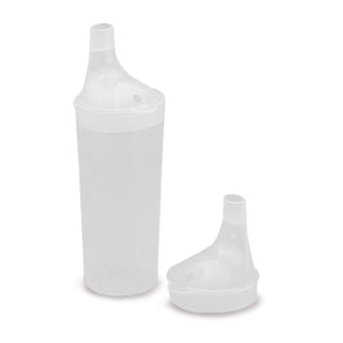 Antilek-beker met Anti-Knoei Drinktuit | 2 Drinktuiten | Plastic