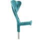 Orthopaedic Walking Crutch | Adjustable-Height | Ergonomic Handles | Aluminum | Turquoise | Evolution Fun - Foto 1