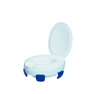 WC bril verhoger | Toiletbril verhoger | Met deksel | 11 cm hoog | Duurzaam