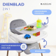 Kinderstoel | Evolutionair | Opvouwbaar | 3 in 1 | Verstelbaar dienblad | Veiligheidsbanden | Reizen | Spel | Kiara | Mobiclinic - Foto 6