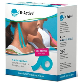 6 rolls Kinesiological tape bandage k-active 5cm x 5 m