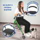 Pack Escorial Plus | Opvouwbare rollator | Groen | Remmen op hendels | Anti-decubituskussen | Visco-elastisch | Mobiclinic - Foto 6