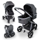 2-in-1 kinderwagen |Ultracompact opvouwbaar |Enkele hendel |5-puntsgordel |Afneembare stang |Max. 22kg |Grijs |Nuit |Mobiclinic - Foto 1