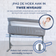 Reiswieg | Co-sleeping wieg | Verstelbare hoogte | Zijopening | Tot 15 kg | Draagtas | Eenvoudige montage | Moon | Mobiclinic - Foto 6